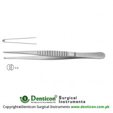 Treves Dissecting Forceps 1 x 2 Teeth Stainless Steel, 15 cm - 6"